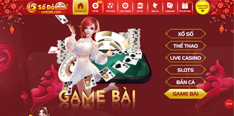 Sảnh game bài SODO66